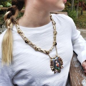 Stella and Dot York statement Necklace w bracelet